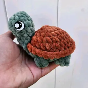 Handmade Crochet Turtle Plushie (multiple options)