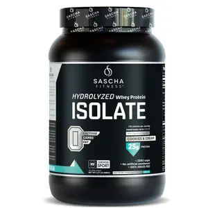 SASCHA FITNESS Hydrolyzed Whey Protein Isolate  | COOKIES & CREAM