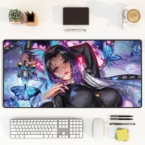 [Sale Up To 50%] Demon Slayer Shinobu Mouse Pad Butterfly | NEKO Mouse Pads Store