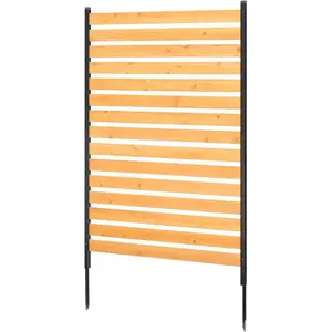 VEVOR Wood Privacy Fence, 38 Wx 42 L, 2 Panel Solid Air Conditioner Fence Screen, Pool Equipment Enclosure with Metal Stakes, Easy DIY Installation, Outdoor Trash Can Hider for Garden DecorationVEVOR Super Brand Day