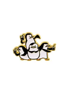 Funny Penguin Animal Enamel Pin Badge French Pin, Fashionable Unique Brooch for Men Women Daily Clothing Decoration, Personalized Party Accessory Men Accessories