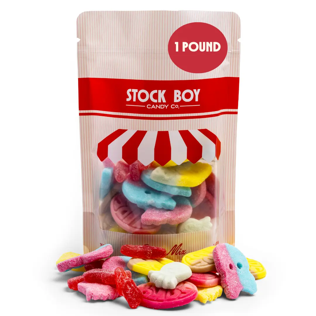 Bubs Swedish Gummy Candy - 1 LB Mixed Assortment - Stock Boy Candy Co - Snack Sweet Bonbon swedish  candy Fruit