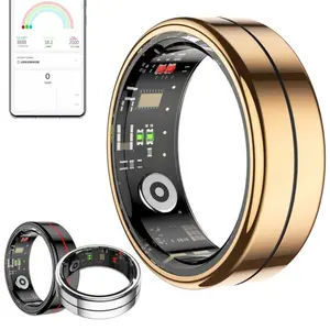 GOVILFOZ IP68 Health Smart Ring activity monitor with Sleep Monitoring, Heart Rate Tracking, Emotion Recognition Wireless Fitness Tracker with Multiple Exercise Modes | No Subscription Fee | Android & iOS Compatible