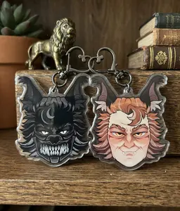 Fox - Double Sided  Acrylic keychain  And Perfect For Bags, Keys, Or Gifts. Great For Daily Use