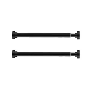 Stainless Steel Retractable Clothes Rail, 2 Counts Durable Rustproof Clothes Rail, Home Organizer for Clothes, Curtain, Towel