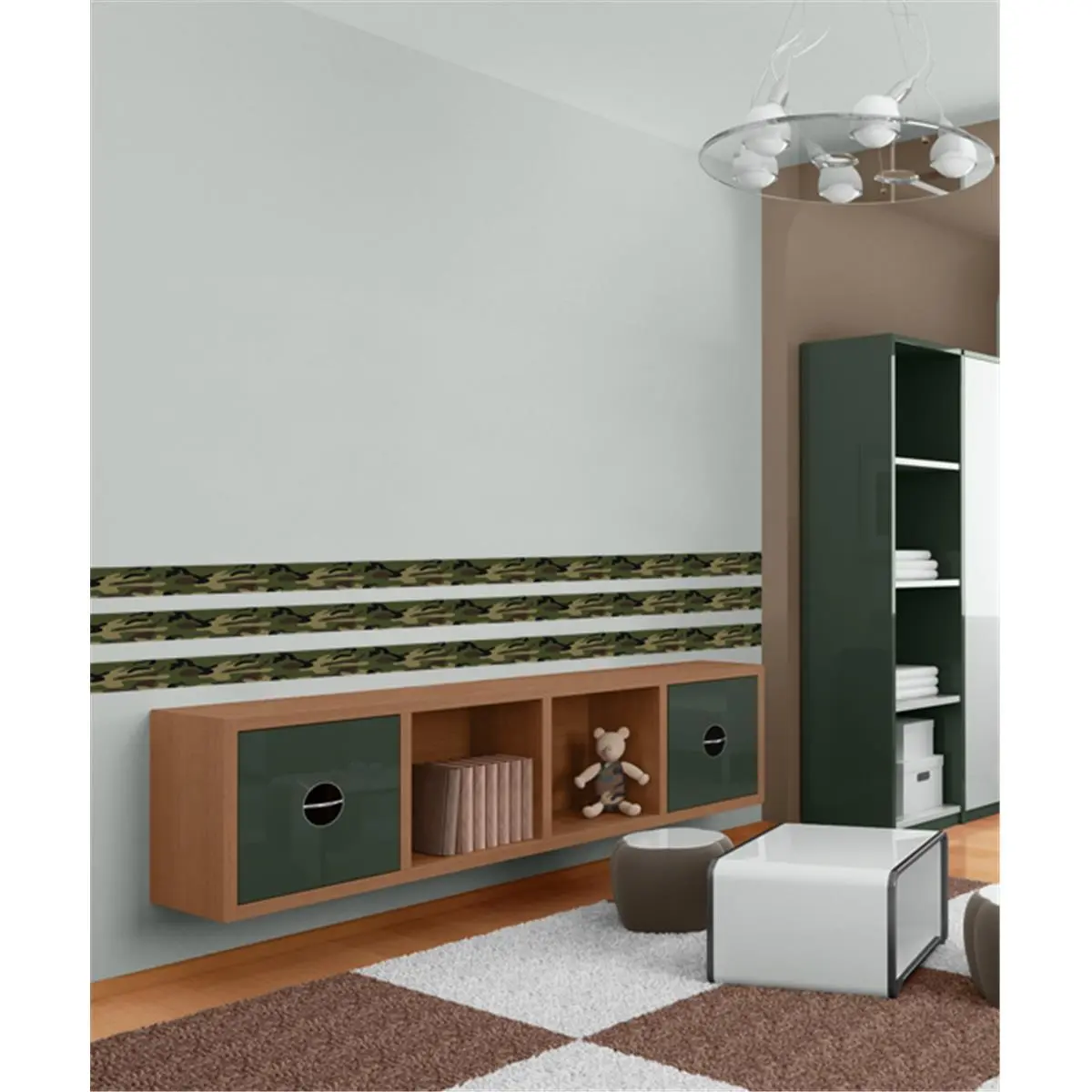 Borders Unlimited  Camo Simple Stripes