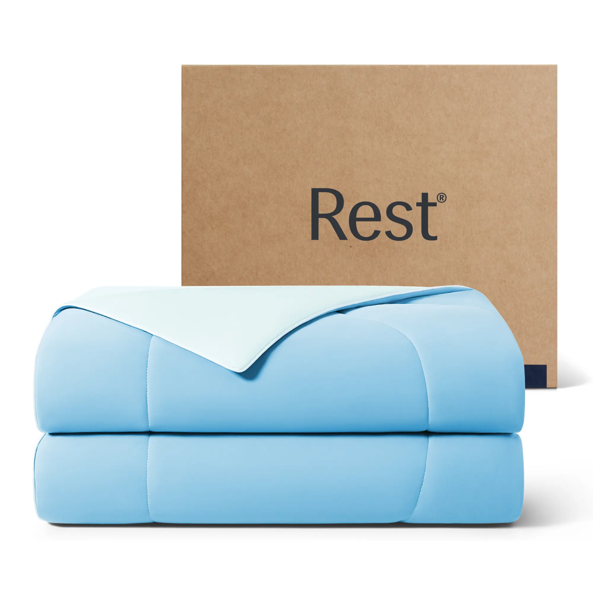 REST Evercool Cooling Comforter, Blanket for Hot Sleepers, All Season Bedding to Keep Cool for Night Sweats, Breathable Lightweight Duvet