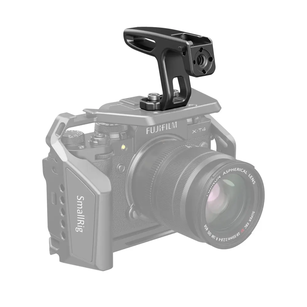 SmallRig Mini Camera Top Handle with Arri Mount, Cold Shoe Mount, Anti-Off Button, Compact & Comfortable Grip, 1 Allen Wrench for Lightweight Digital Cameras (79G)