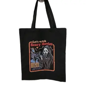 Ghost Face Scream Halloween Horror Tote Bag