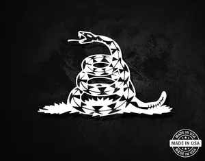Gadsden Snake - Don't Tread On Me - 2nd Amendment Vinyl Decal / Sticker - Made In USA!