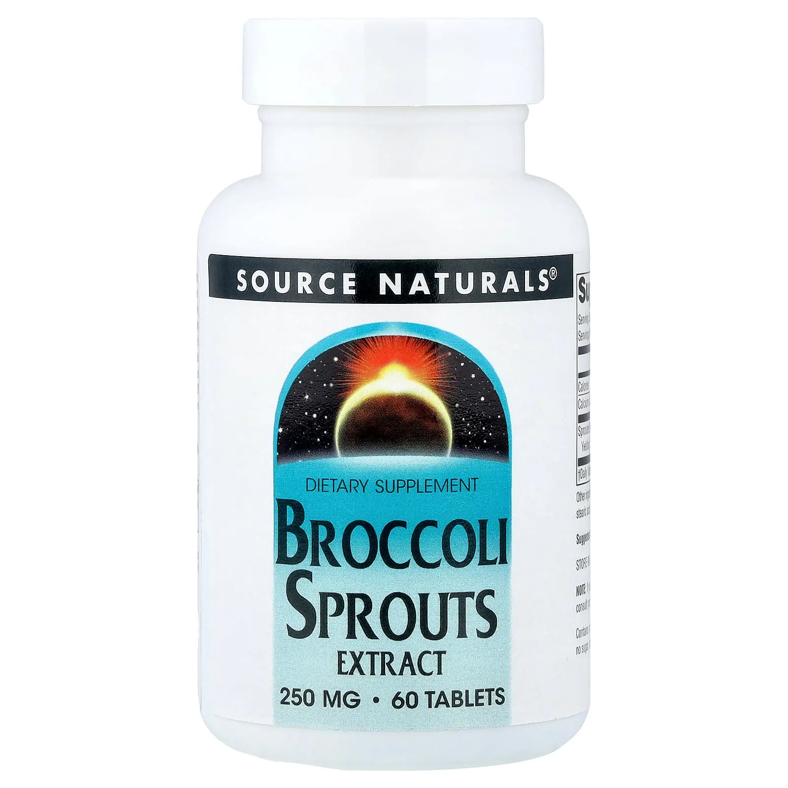 Source Naturals Broccoli Sprouts Extract, 250 mg, 60 Tablets