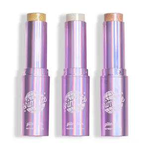 The Shimmee Set - 3 Body Glitter Balm Sticks (Silver, Gold & Pink Iridescent), Vitamin E Hydrating Shimmer Trio, Vegan & Hormone Free, No Glue Sparkle Gift Set, Made in USA