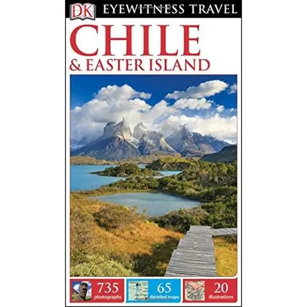 USED Book - DK Eyewitness Travel Guide: Chile & Easter Island by DK Travel (Paperback) - english