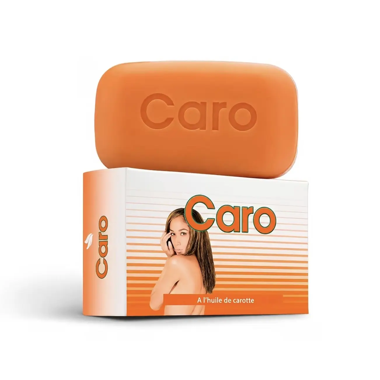 Caro Soap Bar with Carrot Oil Moisturizing Cleansing Body Bar Soap 200g