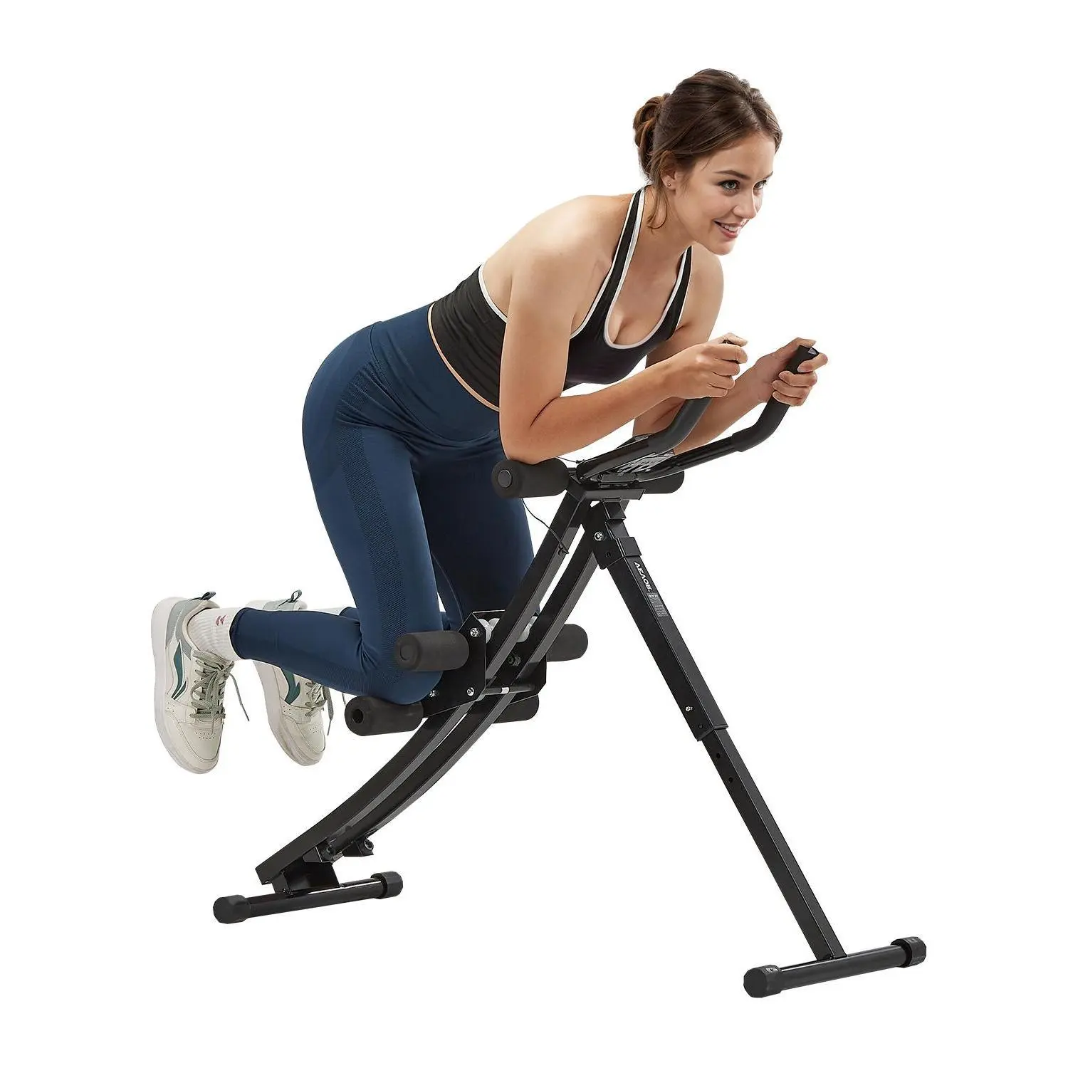 【summerfinds】VEVOR AB Workout Machine, Ab Workout Equipment at Home Gym, Core & Abdominal Trainers for Women, 440 lbs Weight Capacity Strength Training Ab Cruncher, Foldable Adjustable Fitness Exerciser
