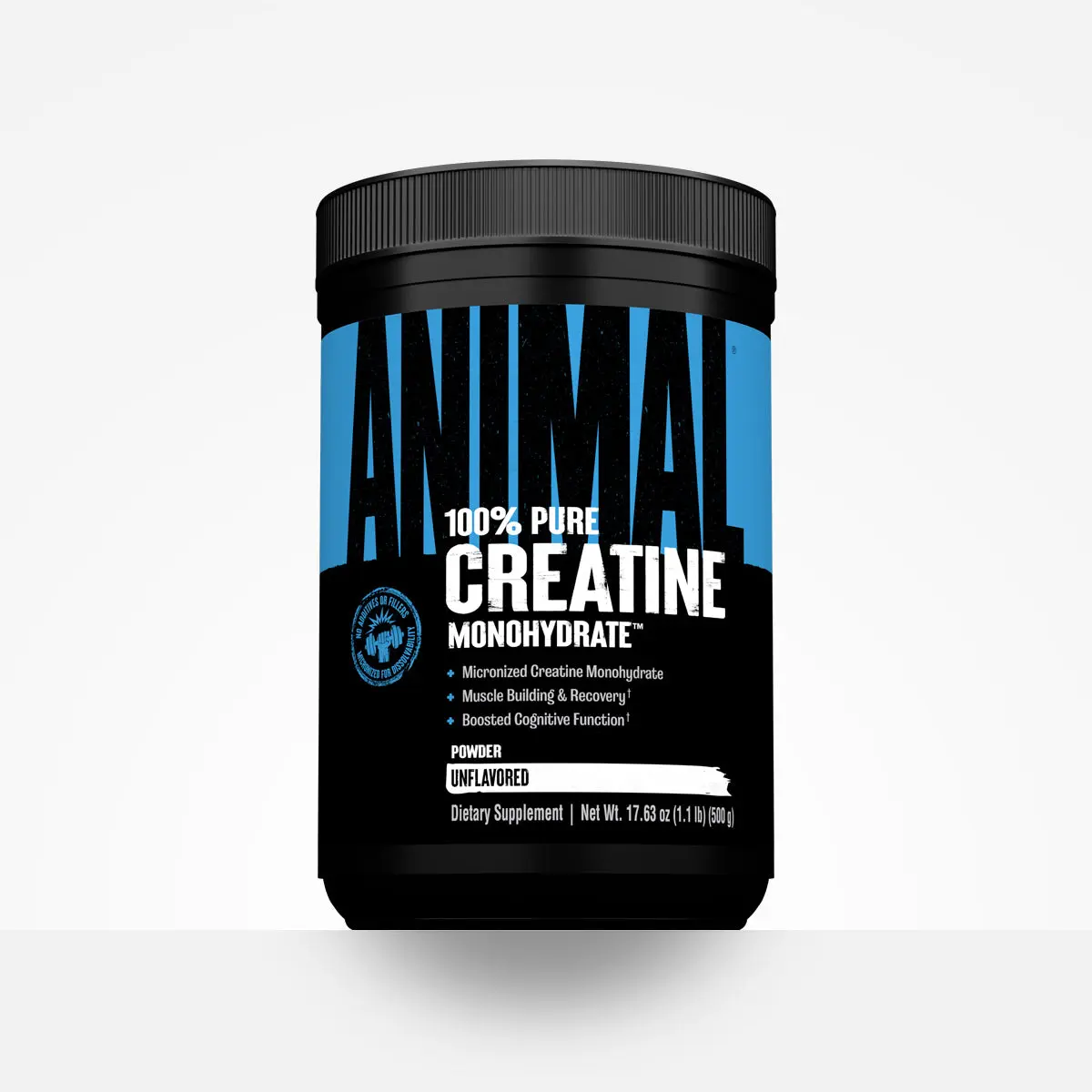 Animal Micronized Creatine Powder for Strength, Muscle Support, Brain Health, and Power