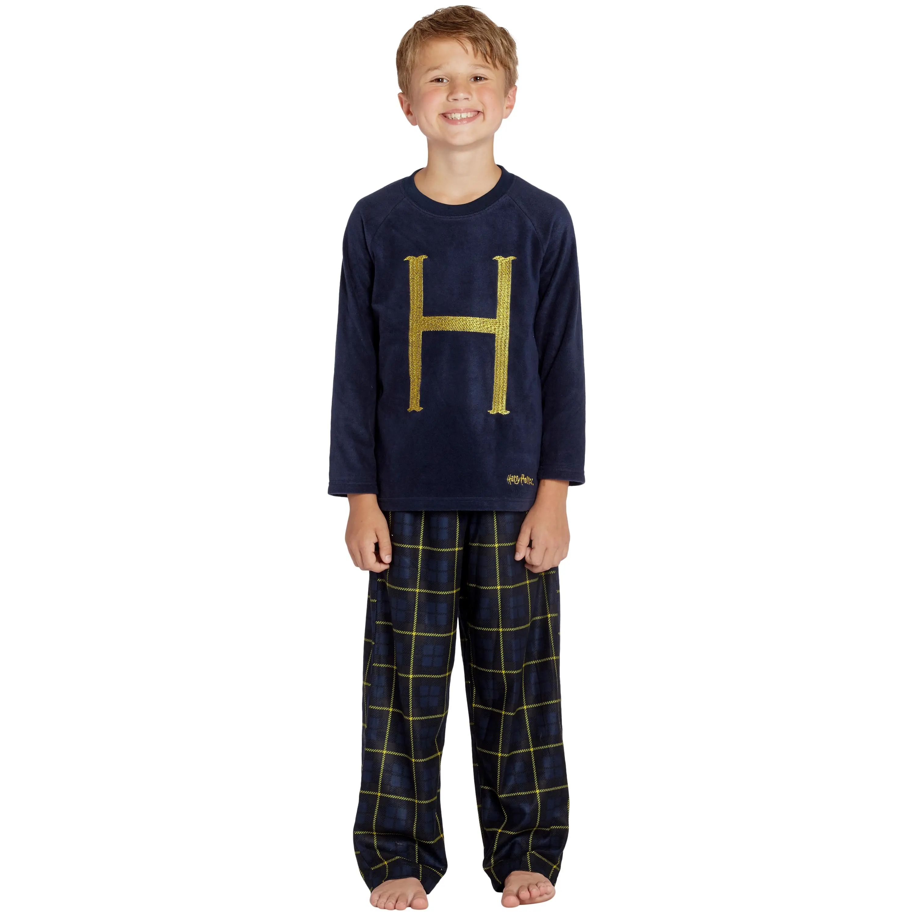 HARRY POTTER Mrs. Weasley H Holiday Christmas Sweater Fleece Flannel Pant Pajama 2pc Gift Set