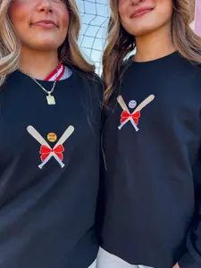 Embroidery Baseball/Softball Sweatshirt