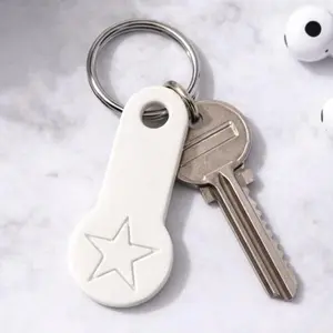 No Coin Shopping Cart Keychain | Quarter Saver Keychain | Grocery Cart Token | Viral Handy Keychain