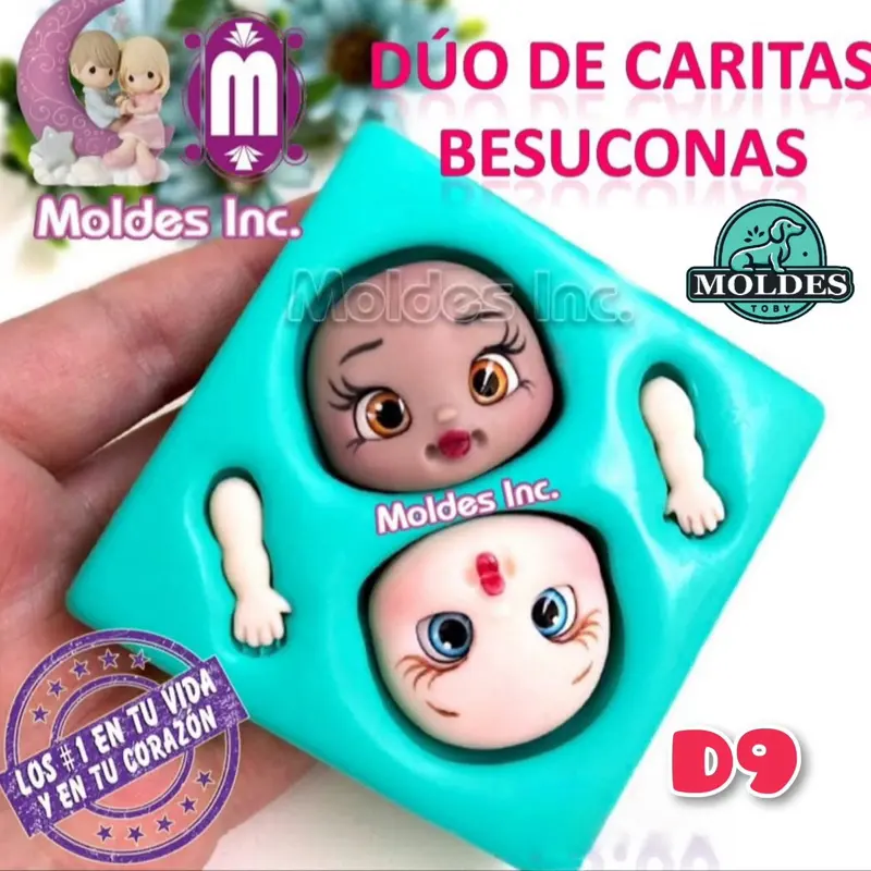 Molde de silicon, modelo D9