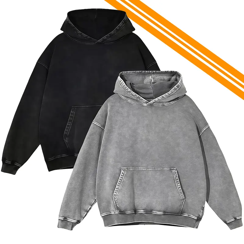 3/2/1 Pack Acid Wash Hoodie SHIRT Oversized Vintage Hoodie Unisex Heavy Weight CouplesAcid Wash Hoodie Oversized Vintage Hoodie Unisex Heavy Weight Hoodie Distress Couples with Pockets Distressed Menswear