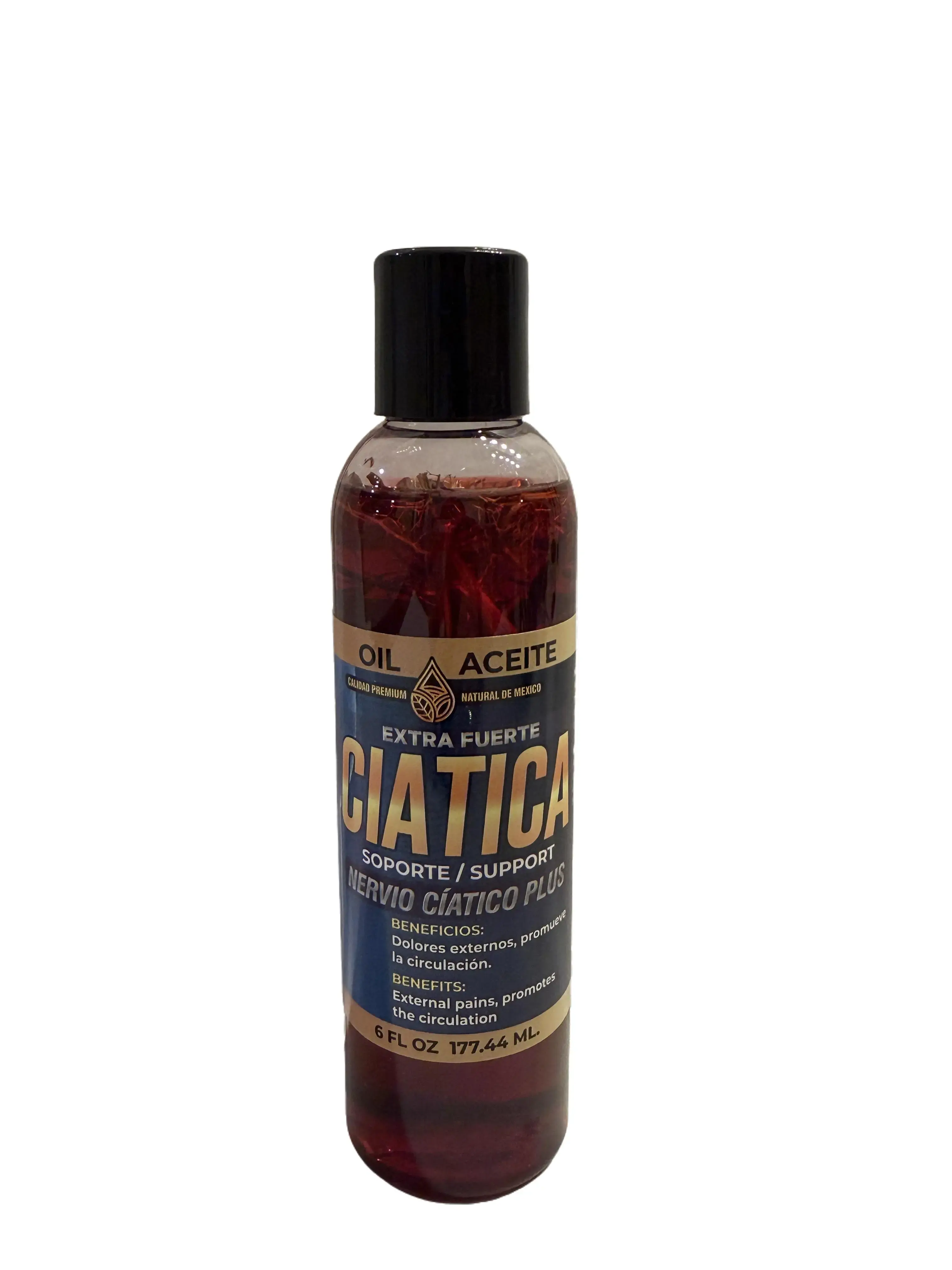 Premium Natural Mexico Sciatica Support Massage Oil - Infused with Arnica, Aloe Vera, Menthol, Eucalyptus, Mint, Pine Extract, Camphor (Beauty & Personal Care, Bath & Body Care, Body & Massage Oil)