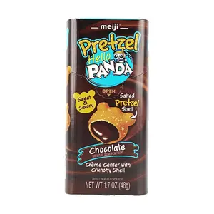 MEIJI Hello Panda Chocolate Filled Cookies 1.69 oz - Savory Salted Flavor