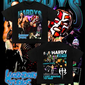 WWE Jeff Hardy Hardy Boyz WWE Vintage Graphic T Shirt Premium 100% Cotton Neon Face Paint Wrestling Tee, High Flyer Extreme Style Shirt, Alternative Streetwear Graphic Tee, Wrestling Fans Gift Unisex, WWE Event Outfit Unisex