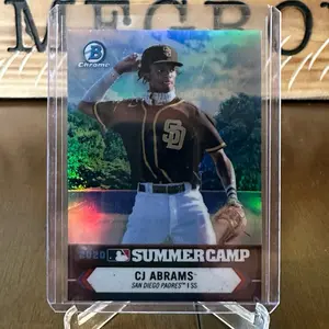 C.J. Abram’s - 2021 Bowman Chrome Summer Camp Insert #SC-30