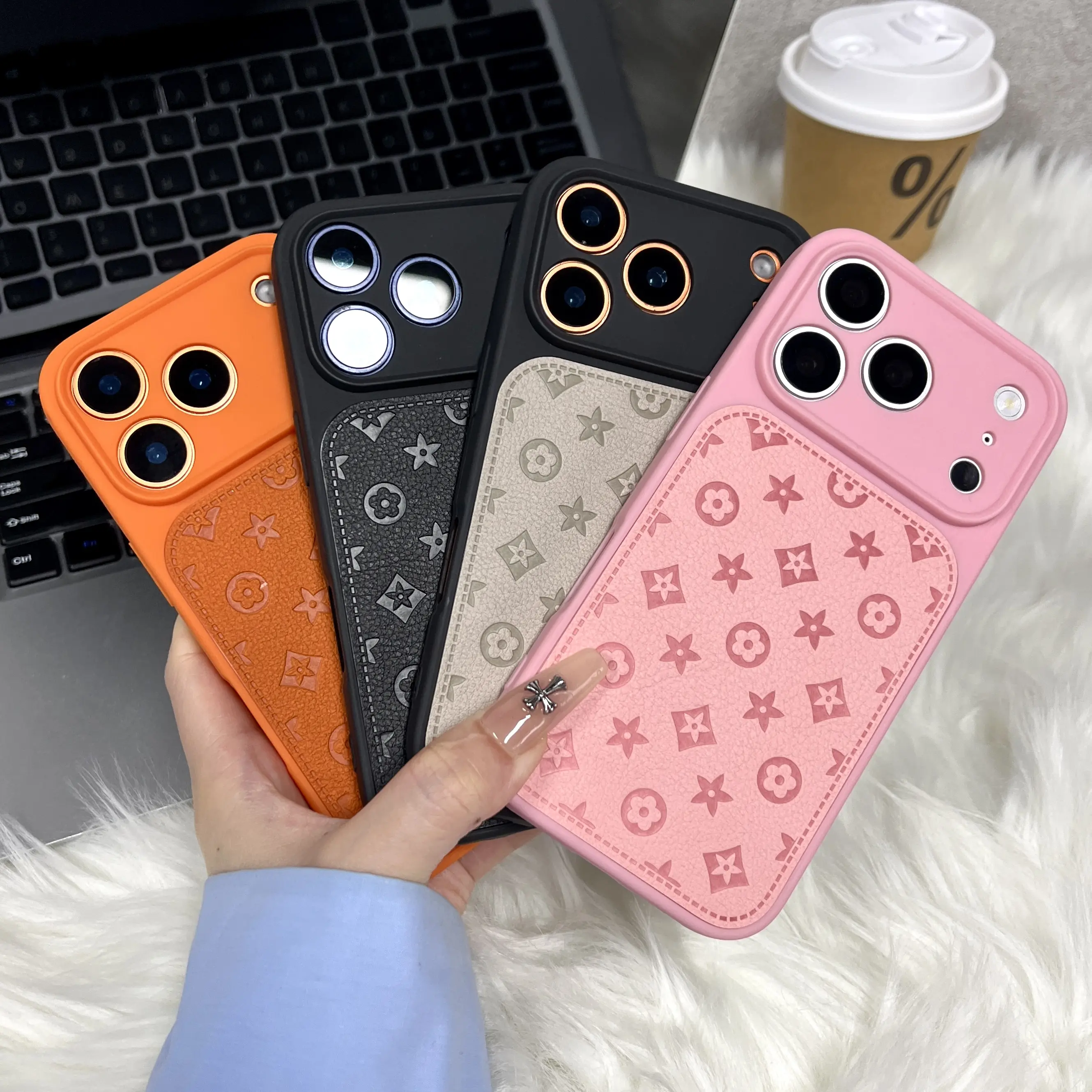 Gift Idea Luxury Leather IPhoneCase for 17,16,15,14,13,12,11 pro max , plus is a high-end, fashionable phone case suitable for both men and women.17 promax case/ 16 plus case/15 pro max case