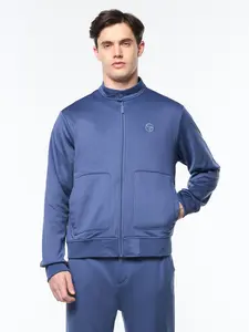 Sandro Track Jacket- Blue Indigo Sandro Track Jacket- Blue Indigo