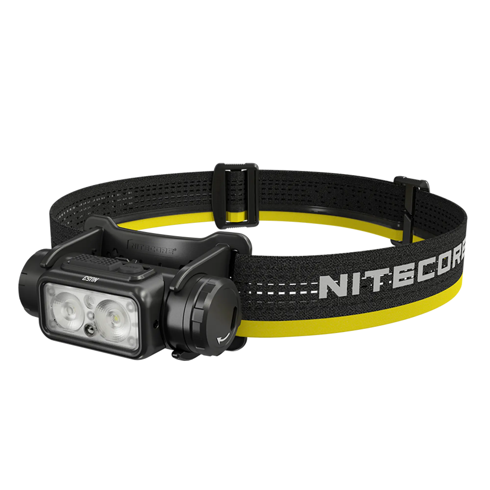 Nitecore NU53 LED Headlamp Rechargeable, 1800 Lumen High Lumen Flashlights, Industrial Headlamp with Emergency Flashlight SOS Alarm for Camping & Hiking