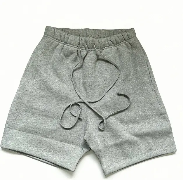 217 Dark oatmeal grey shorts half size oversized fit