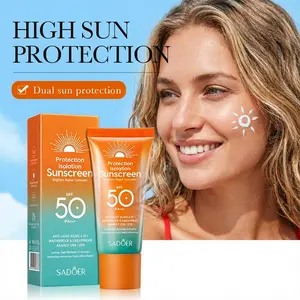 Facial Broad-Spectrum Sunscreen with SPF50+ PA++++, Lightweight Daily Sun Protection Formula, All-Day Wearable for All Skin Types