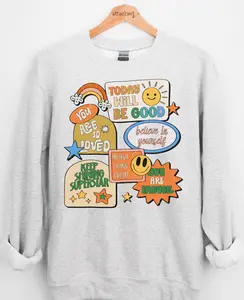 Positive Vibes Graphic Top
