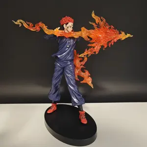 New Two-Faced Host Demon Model, Yuji Kiba Curse King Anime Figure, Figurine, Desktop Box Handmade Collectible Ornament, Perfect Gift for Fans