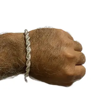 Pulsera de Plata 925 Size 8 es Plata italiana auténtica y original hermoso diseño de calidad garantizada