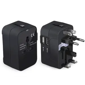 [TikTokShopBlackFriday] Universal Travel Adapter with USB & Type-C Ports,1 Count All-in-One Wall Charger,Worldwide Power Plug Converter for USA,EU,UK,AUS,More Socket Adapters,USB Multi Plug,Universal Sockets,hashtag,Christmas Gifts For Men/Women