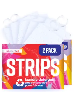 STRIPS Unscented Laundry Detergent Sheets (2-Pack)