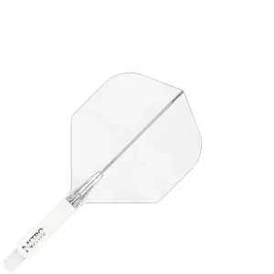 Red Dragon Nitro Flite Integrated Flight and Shaft System - No2 Short White & Clear