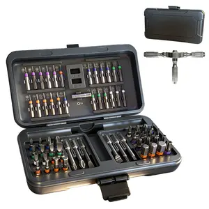 Ratchet Screwdriver Set, 66 in 1 magnetic Screwdriver set, Magnetic Multipurpose Screwdriver, S2 Steel Bits, DIY Combination Flexible Shaft, Suitable for Furniture Assembly, Multifunctional Screwdriver