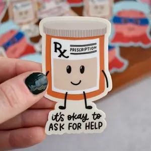 It's Okay To Ask For Help Sticker It's Okay To Ask For Help Sticker