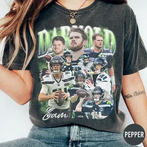 Comfort Colors Sam Darnold Shirt, Seattle Game Day Vintage Bootleg T-Shirt