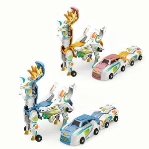 New Mars Deer Transforming Car Toy, Creative Collision Combine Dinosaur Toy, Perfect Birthday Gift for Kids, Holiday Present, No Batteries Needed