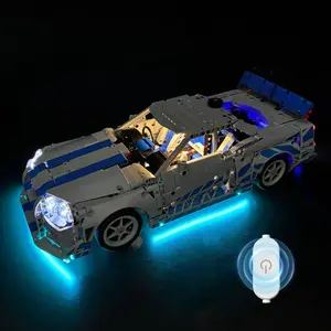 LED Lighting Kit Compatible with Lego 42210 2 Fast 2 Furious Nissan Skyline GT-R (R34) Car(NOT Include Model Bricks)