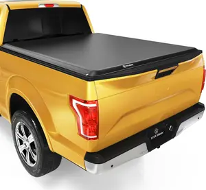 5.5 ft Bed Soft Roll Up Truck Bed Tonneau Cover Compatible with 2015-2025 Ford F-150