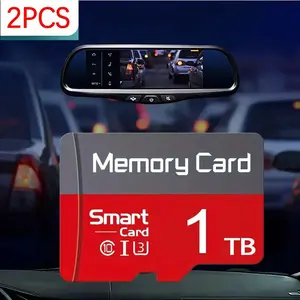 2-Pack × 1TB Micro SD Memory Card SD Card Steam Deck Memory Card TF Card With Adapter For With SD Adapter Retail Package Professional Heavy Duty Tripod for Cameras surveillance system