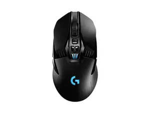 Logitech G903 LIGHTSPEED Wireless Gaming Mouse W/ Hero 25K Sensor, PowerPlay Compatible, 140+ Hour with Rechargeable Battery and Lightsync RGB, Ambidextrous, 107G+10G optional, 25,600 DPI, Black