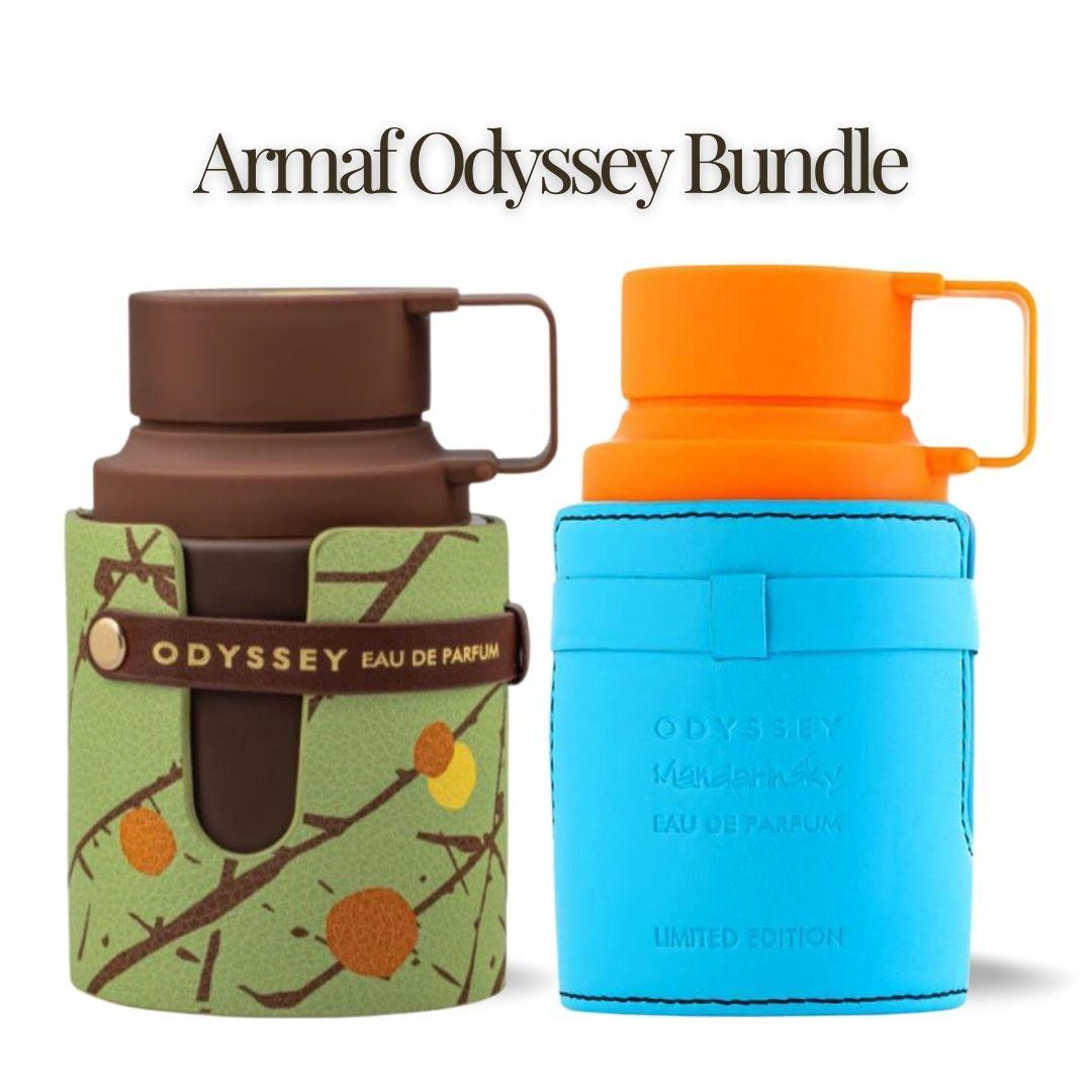Armaf Odyssey Bundle - Armaf Odyssey Mandarin Sky & Dubai Chocolat Eau de Parfum Set | 2 x 3.4 Oz | Unisex