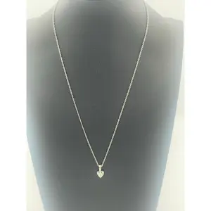 1/10ct Natural Diamond Pendant! .925 Sterling Silver $500 Retail! (SG-14)